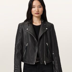 All Saints Raul Leather Jacket